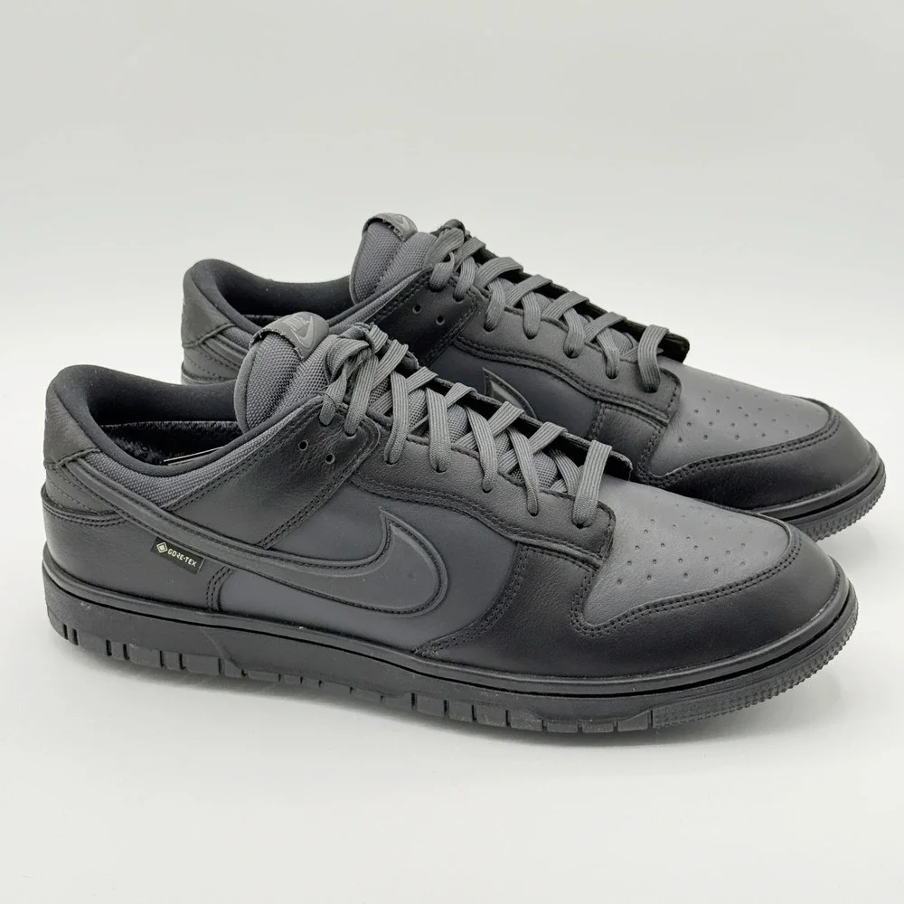 Nike Dunk Low GTX Gore-Tex Shoes Size 14 Mens Black/Off Noir HQ2053-001, NEW